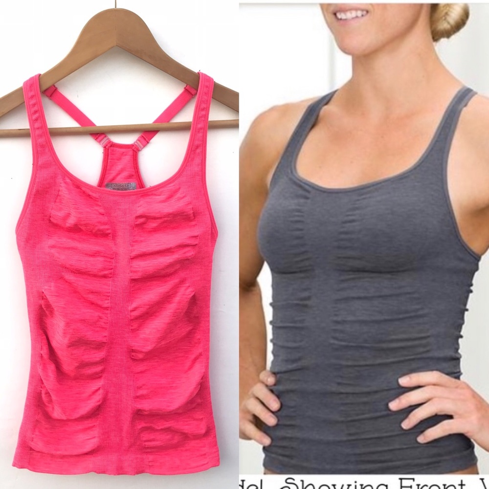 Athleta Athena Seamless Cami Ruched Racerback